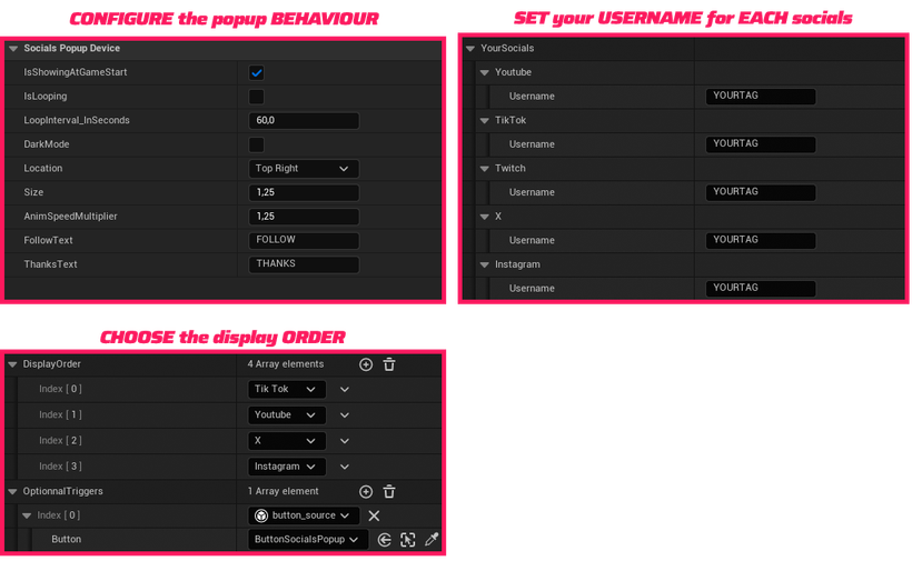 Social Popup UI — UEFN UI kit — ZE STUDIO